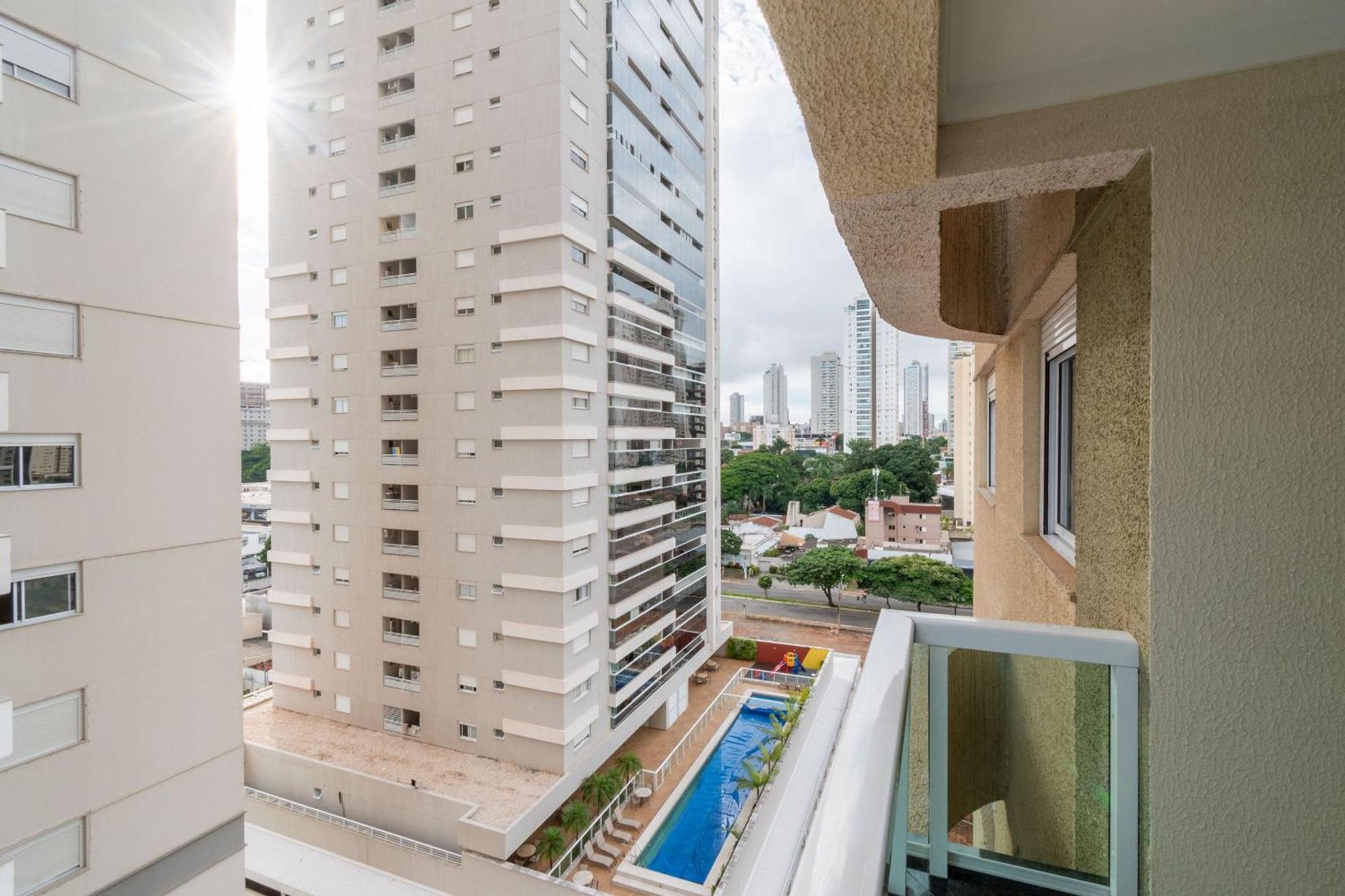Ap 2 Quartos-Setor Bueno-Ed Pontal Premium-Ppb1206 Goiania Luaran gambar